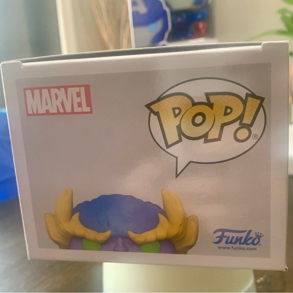 Funko Pop! Marvel Mech Strike Monster Hunters - Thanos #993 Vinyl Figure - Picture 8 of 8